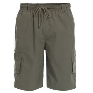 Duke Mens D555 Nick Elasticated Waist Cargo Shorts / Khaki